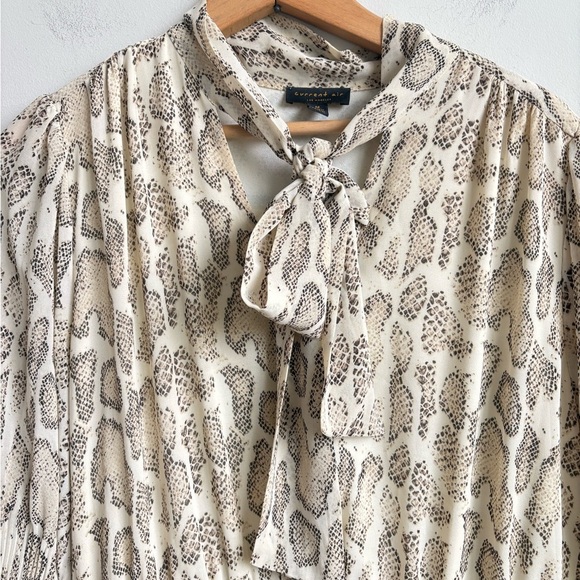 Anthropologie Current Air Olivia Snake Print Midi Dress MEDIUM - Picture 5 of 10